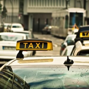 taxi, automobile, road, ride, sign, traffic, taxi stand, yellow, driving a car, transport, people, means of transport, means of rail transport, city, urban, taxi, taxi, taxi, taxi, taxi